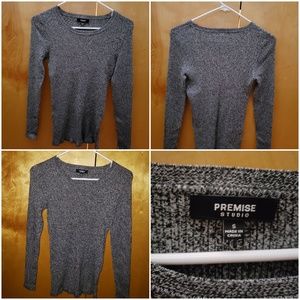 Women's Small Premise Studio Gray Sweater